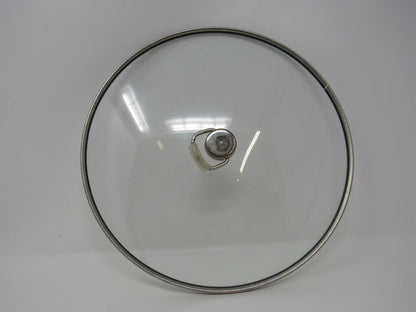 Professional-Round-Cookware-Lid-With-Center-Handle-10-in-Glass-Metal-852 1