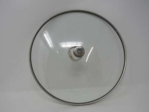 Professional-Round-Cookware-Lid-With-Center-Handle-10-in-Glass-Metal-852 1