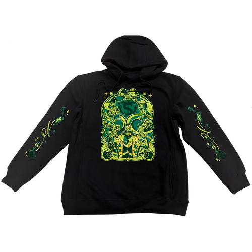 Pullover Hoodie - Mammon Pirates w/Printed Sleeves *LIMITED STOCK*