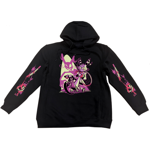 Pullover Hoodie - Wally Wackford Halloween Slasher w/Printed Sleeves *LIMITED STOCK*