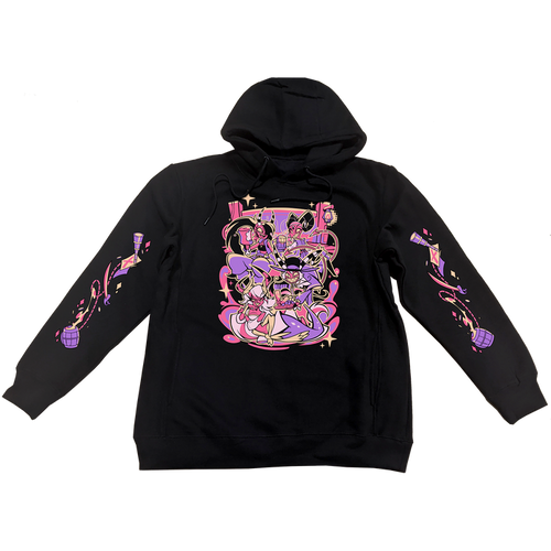 Pullover Hoodie - Wally's Tavern w/Printed Sleeves *LIMITED STOCK*