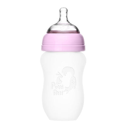 Putti Atti Silicone Baby Bottle - 8.8oz - Pink