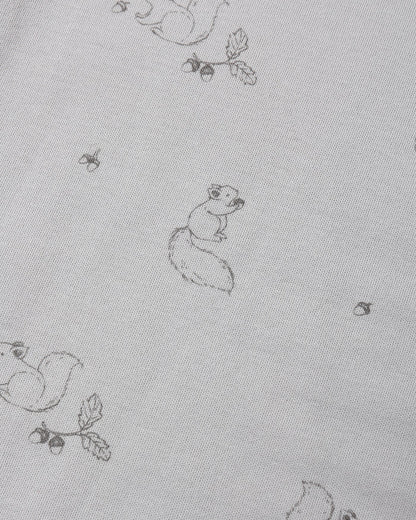 Quincy Mae Jersey Bodysuit, 2 Pack - Squirrel, Cloud Stripe