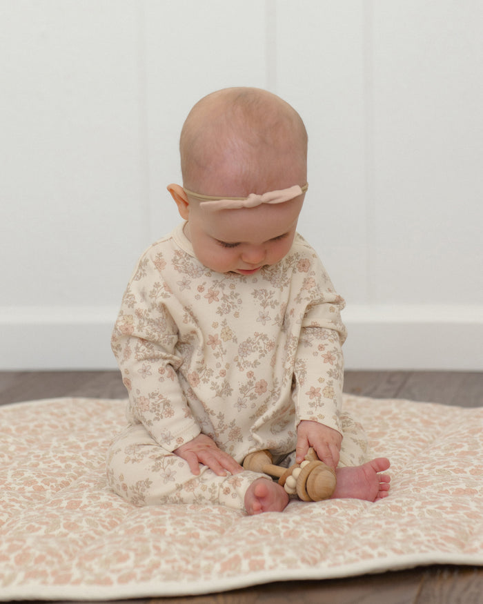 Quincy Mae Long Sleeve Tee - Floral Vine