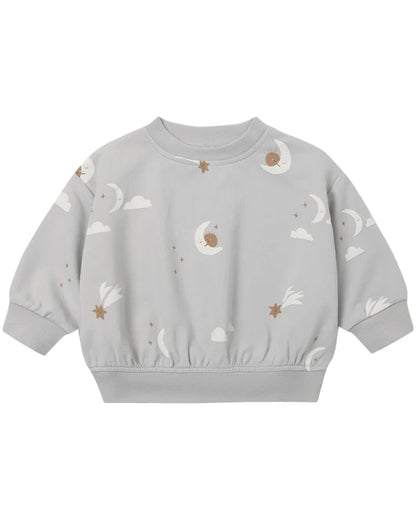 Quincy Mae Relaxed Sweatshirt - Sky Friends