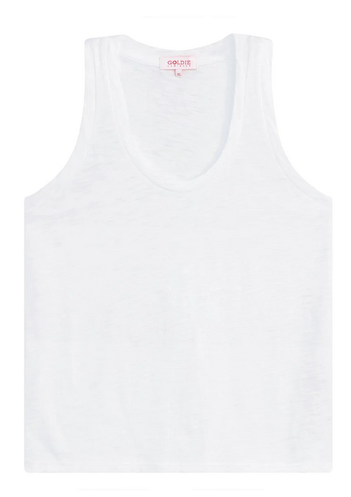 RACERBACK TANK WHITE