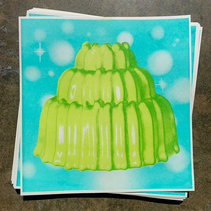 Radioactive Jell-O - Risograph Print