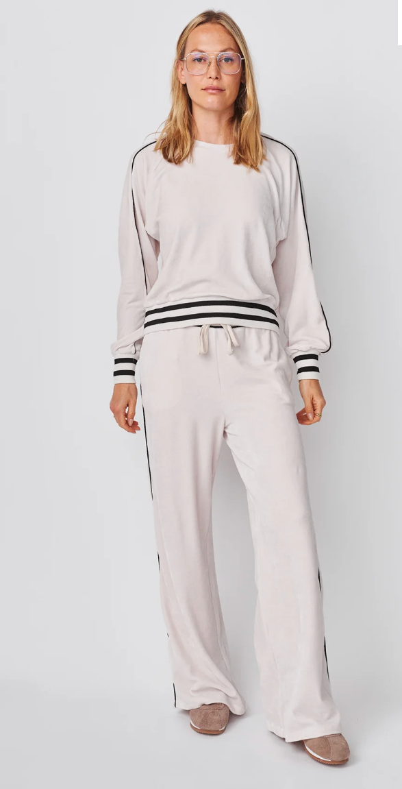 RAGLAN SWEATSHIRT IN OYSTER