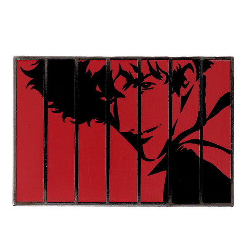 Red Panel Spike - Cowboy Bepop Enamel pin