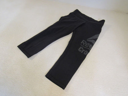 Reebok-Athletic-Leggings-Black-Size-S-Female-Adult-Size-S-Solid-274 2
