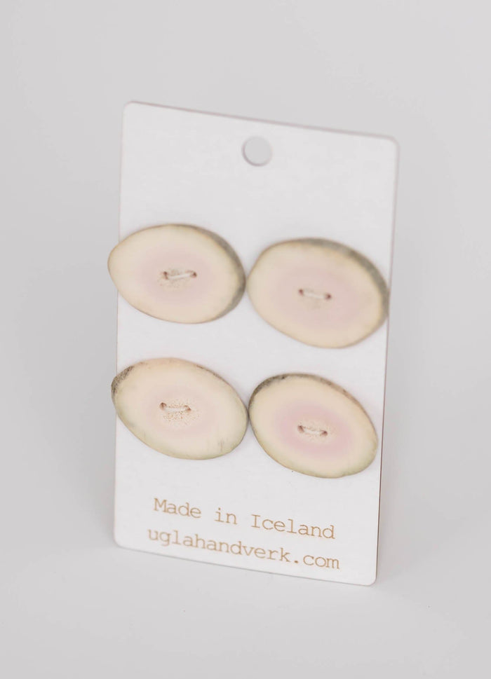 Reindeer Antler Buttons - The Icelandic Store