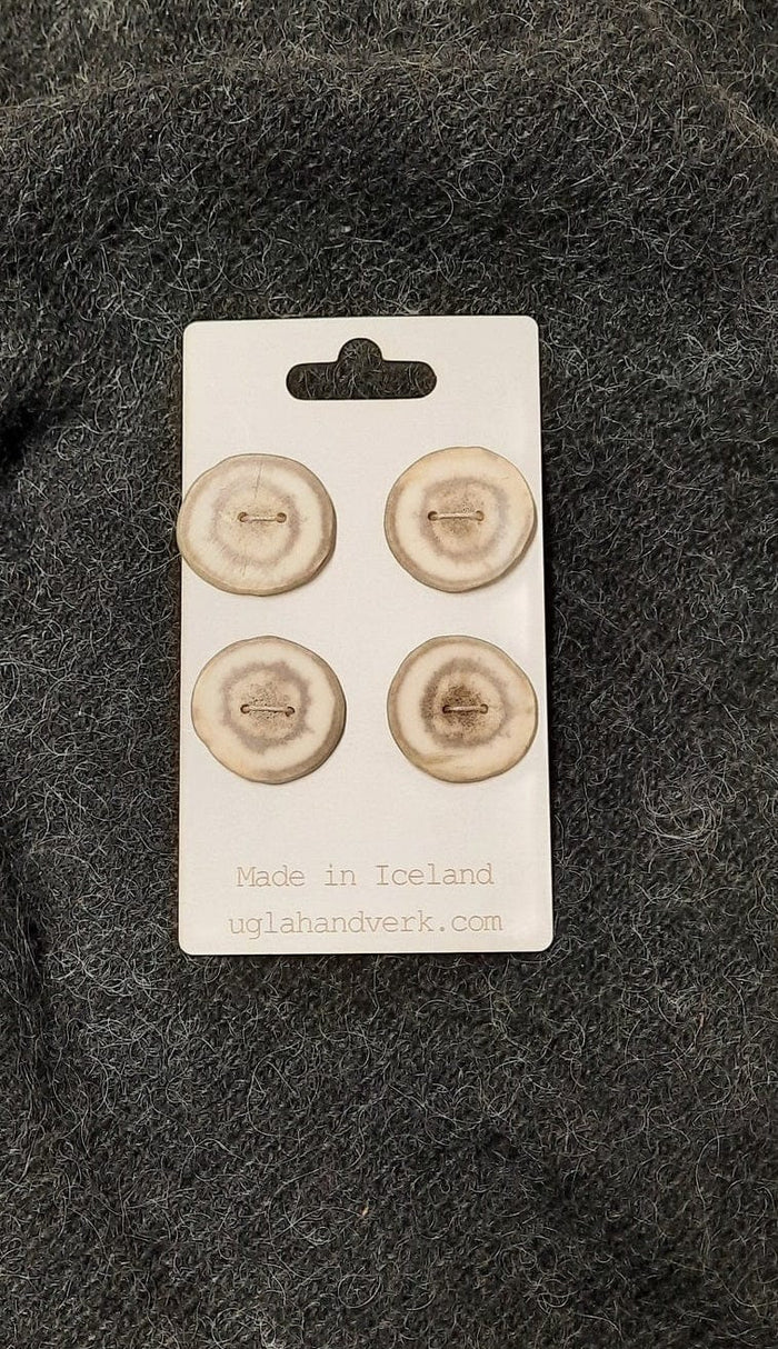 Reindeer Antler Buttons - The Icelandic Store