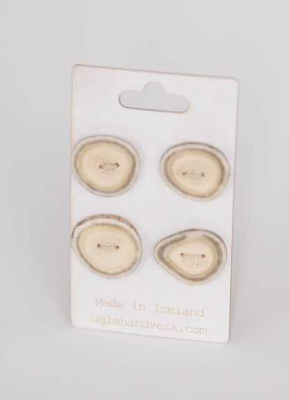 Reindeer Antler Buttons - The Icelandic Store