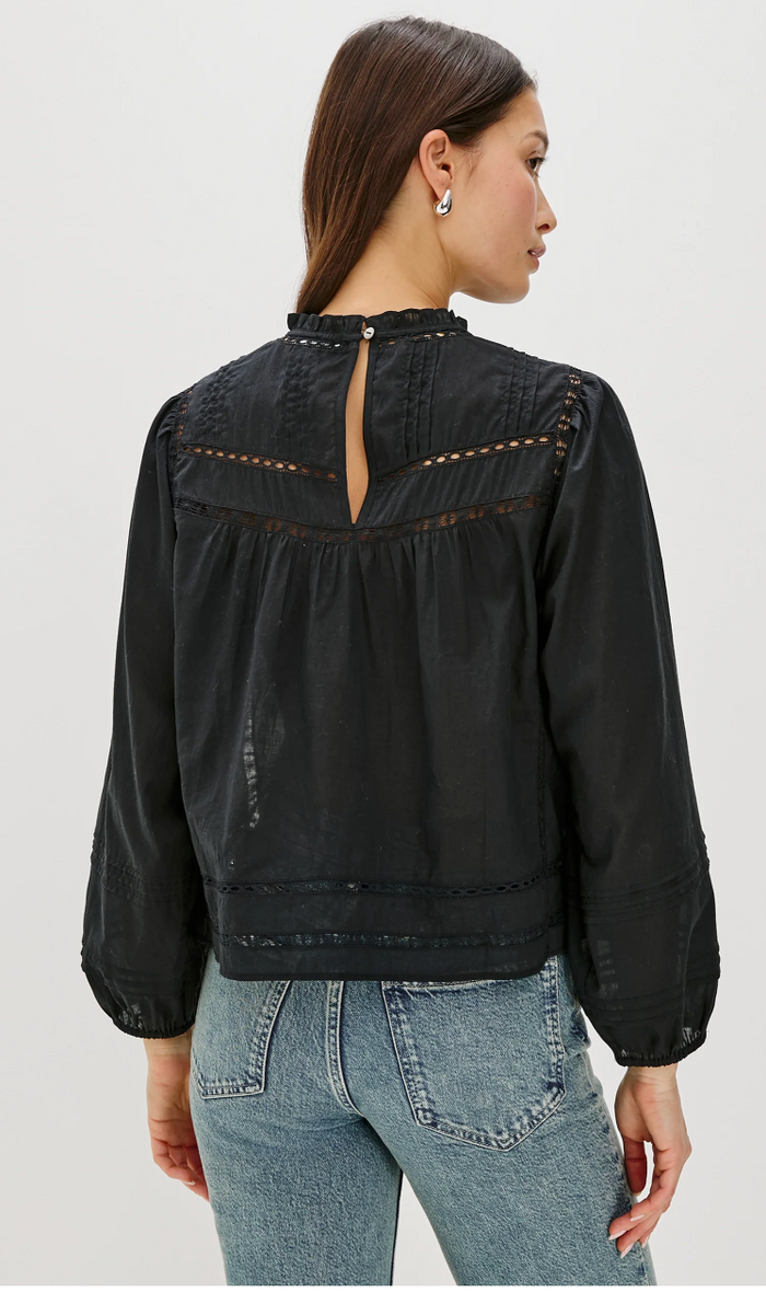 REYNA TOP IN BLACK