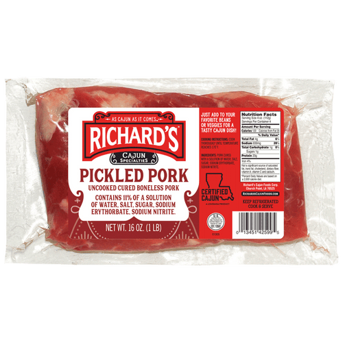 NolaCajun Richard Pickled Pork Louisiana Cajun Pickled Pork New Orleans