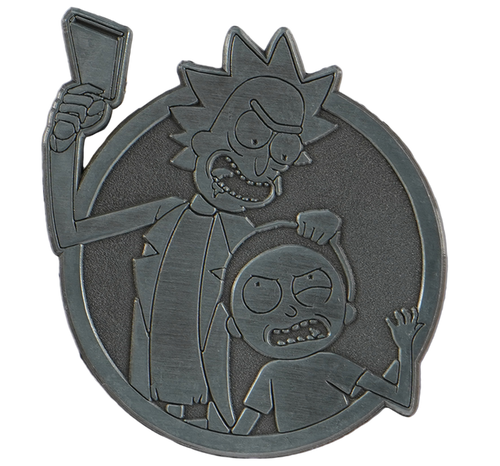 Rick and Morty: Rick and Morty (Silver) Pin *LAST CHANCE*