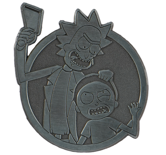 Rick and Morty: Rick and Morty (Silver) Pin *LAST CHANCE*