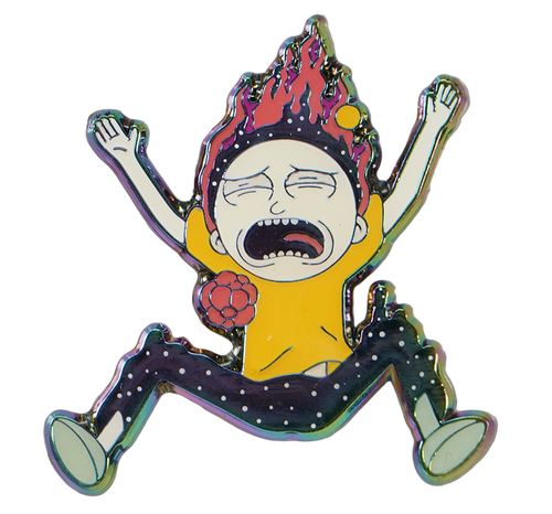 Rick and Morty: Rick Falling Rain Pin *LAST CHANCE*
