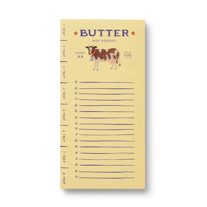 Rifle Paper Co Butter Not Forget Market Pad