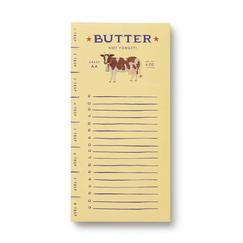Rifle Paper Co Butter Not Forget Market Pad