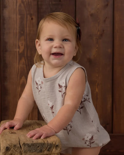 Rylee and Cru Bubble Onesie - Wildflower