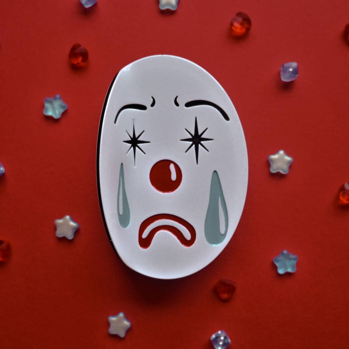 Sad Clown Hair Claw