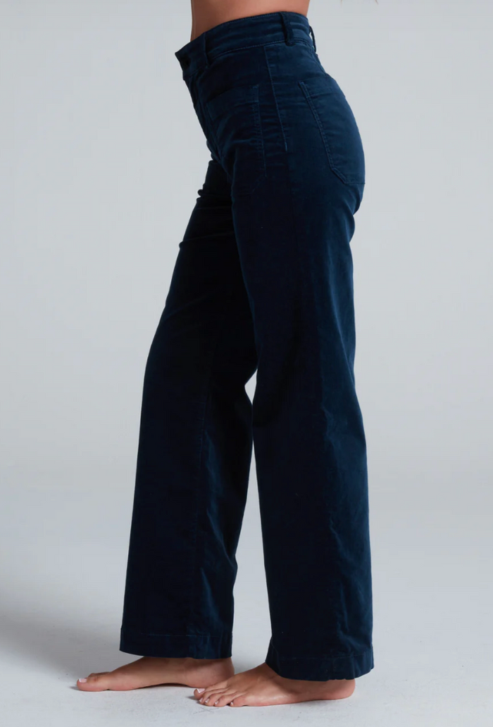 SAILOR VELVET PANTS IN NAVY
