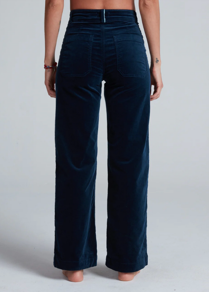 SAILOR VELVET PANTS IN NAVY