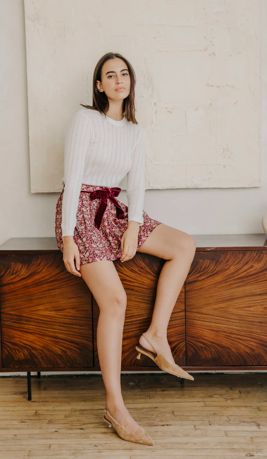 SARAFINA POINTELLE KNIT IN IVORY