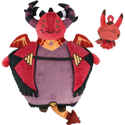 Satan Pillow Plush + Yogi Mini Plushie *LIMITED STOCK*