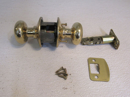 Schlage-Door-Knob-Passage-Polished-Brass-540 3
