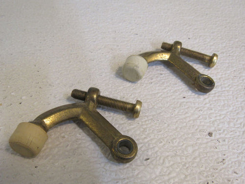 Schlage-Door-Stop-Hinge-Pin-Lot-of-2-Polished-Brass-552 1