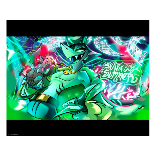 Shark Boy Summer Poster Print *LIMITED STOCK*