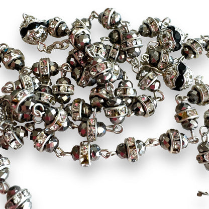 Shiny Bohemian Crystal Rosary - Blessed by Pope | Catholically