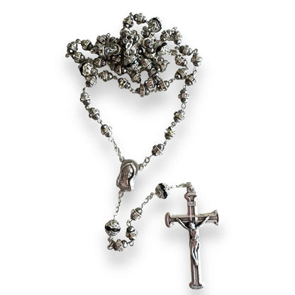 Shiny Bohemian Crystal Rosary - Blessed by Pope | Catholically