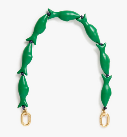 SHORTIE STRAP W/ EMERALD SARDINE