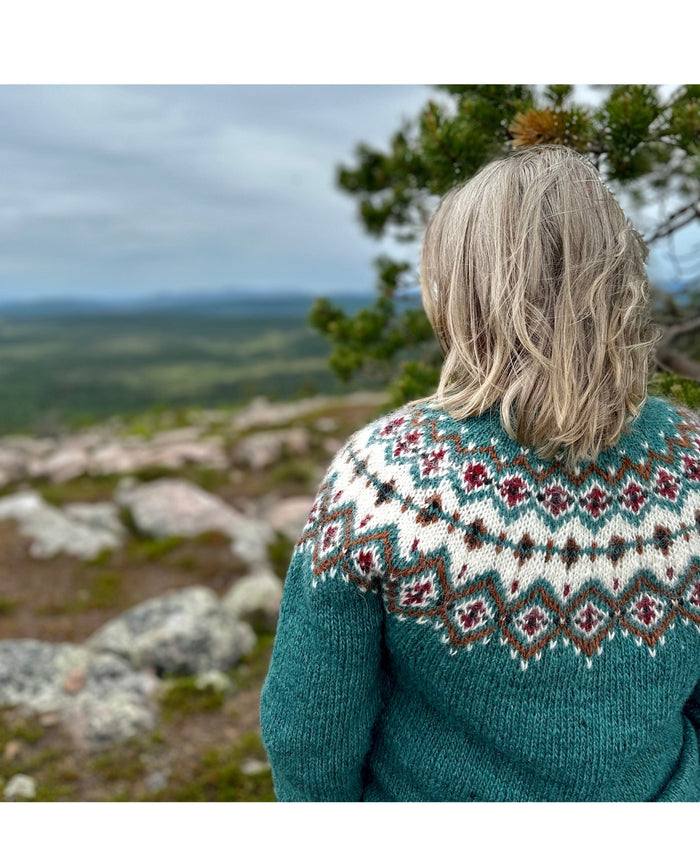 Sipoonkorpi - Lagoon Icelandic sweater - Lettlopi Knitting Kit