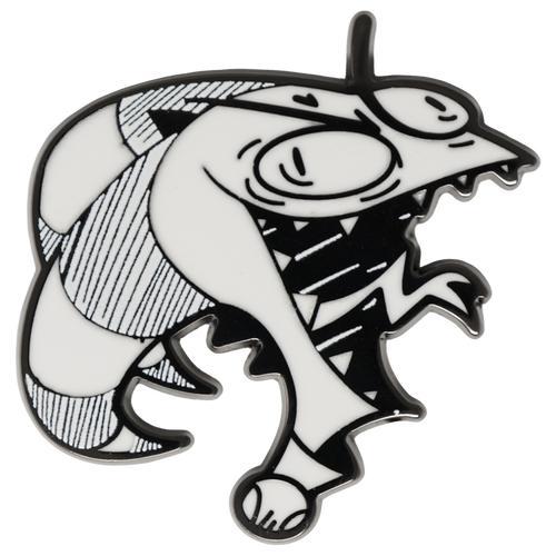Sketchy Blitz Laugh Pin
