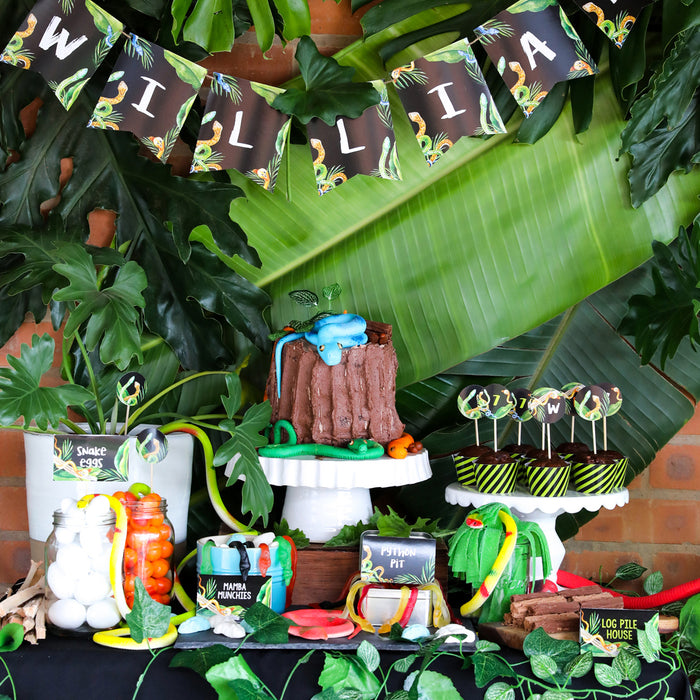 Snake Party Table Set up