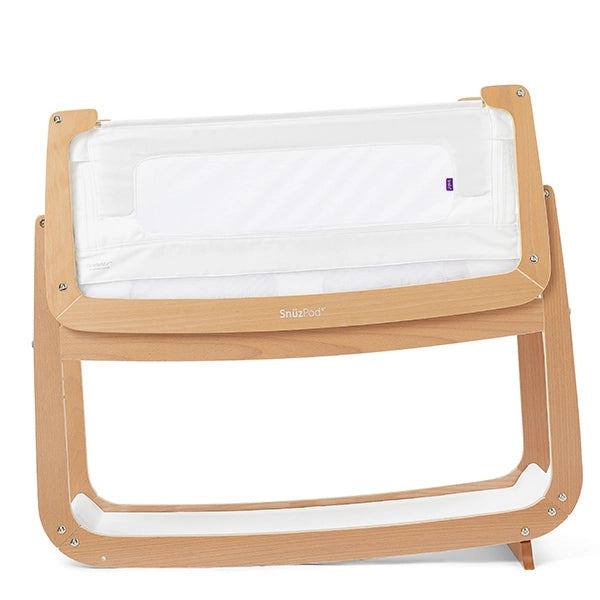 Snuz SnuzPod4 Bedside Crib Tiled in Natural