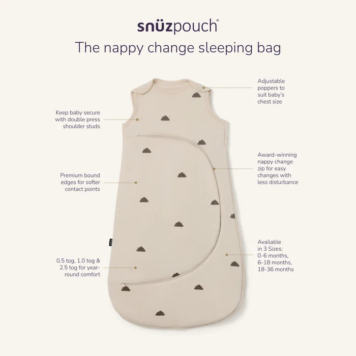 SnuzPouch Sleeping Bag - Sage Cross