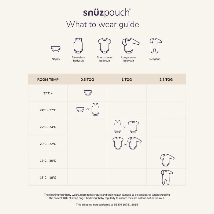 SnuzPouch Sleeping Bag - Sand Cloud