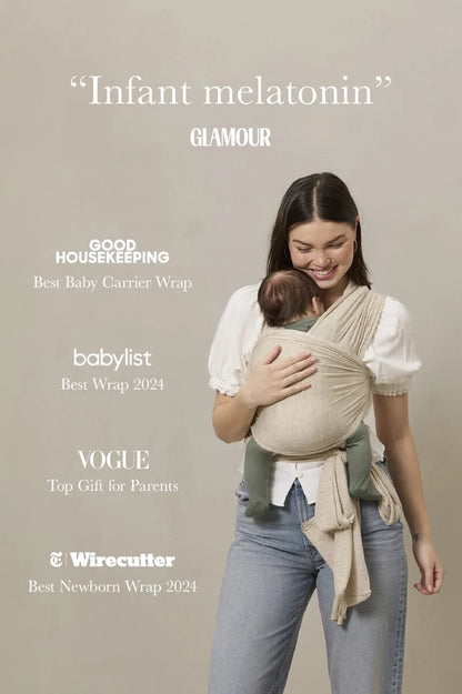 Solly Baby Almondine Chequer Wrap