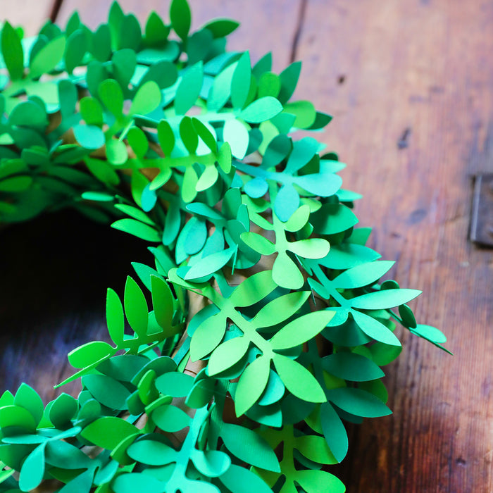 Spring Wreath Cut Out SVG