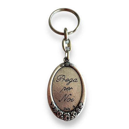 St. Rita Catholic Key Ring  Keychain  Keyring Blessed By Pope | Catholically