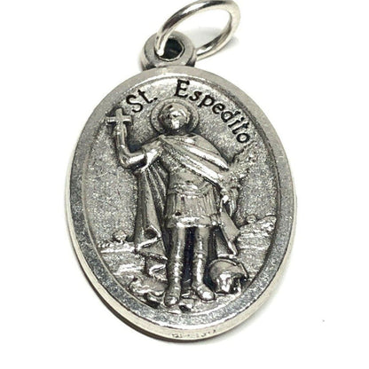 St. Expedito Expeditis Expedite Medal - Saint Expeditus Pendant - St.Expedit | Catholically