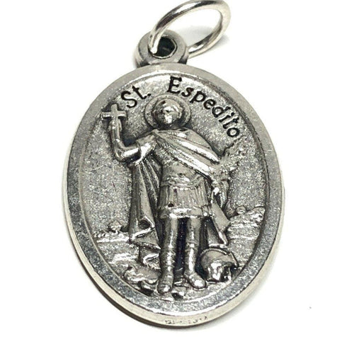 St. Expedito Expeditis Expedite Medal - Saint Expeditus Pendant - St.Expedit | Catholically