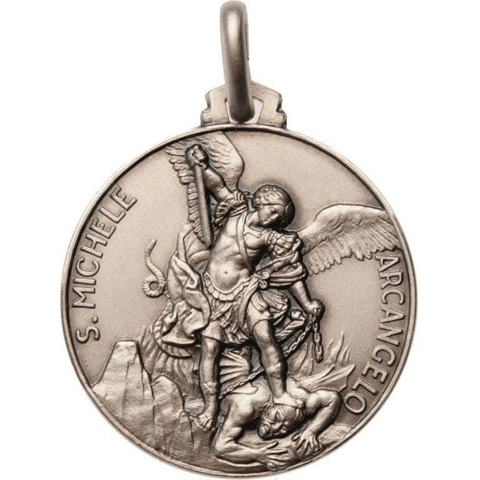 St. Michael Archangel Medal -925 Sterling Silver - Blessed by Pope Leo XIV | Catholically