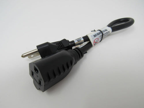 Standard-Power-Cord-1-ft-NEMA-5-15P-NEMA-5-15R-13A-YC-2F-536 1