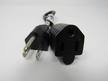 Standard-Power-Cord-1-ft-NEMA-5-15P-NEMA-5-15R-13A-YC-2F-536 5